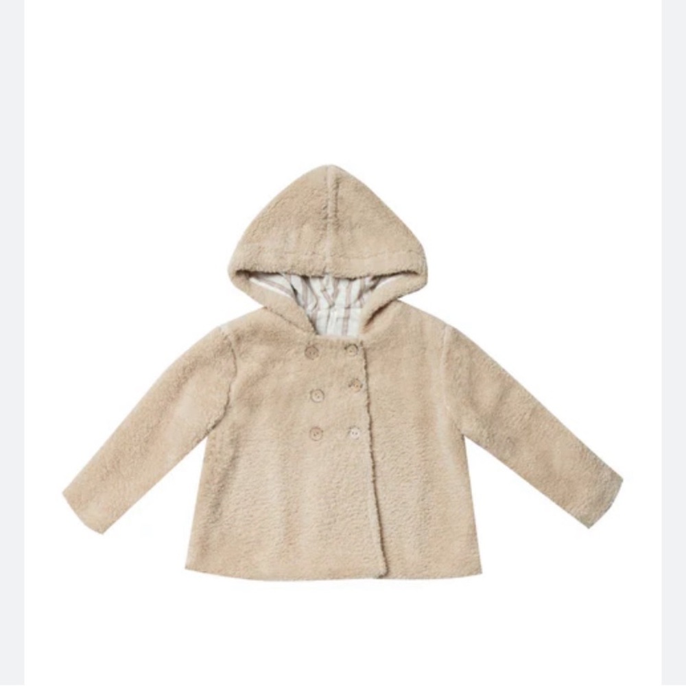 Rylee + Cru Cream Kids Hooded Puffer Jacket